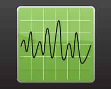 the signal is a wavy line that goes up and down in an uneven pattern (http://www.bbc.co.uk/schools/gcsebitesize/science/images/ph_waves10.gif)
