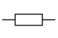 a rectangle lying flat with two horizontal lines coming out of its sides (http://www.bbc.co.uk/schools/gcsebitesize/science/images/ph_elect01_g.gif)