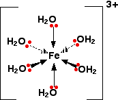 Image result for fe(h2o)6 2+ structure (http://www.chemguide.co.uk/inorganic/complexions/feh2oion.gif)