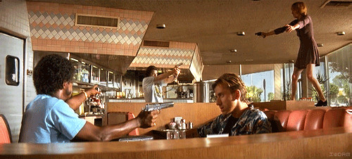 Image result for pulp fiction diner (http://www.tasteofcinema.com/wp-content/uploads/2016/04/pulp-pulp-fiction-alternate-ending-the-legend-of-butch-coolidge-gif-280193.jpg)
