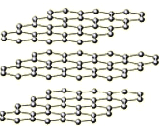 lattice of connected atoms (http://www.bbc.co.uk/schools/gcsebitesize/science/images/bond_graphite.gif)
