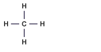 Displayed formula for methane (http://www.bbc.co.uk/staticarchive/157f7a3b02499544dbd99ff894c25f758a769aec.gif)