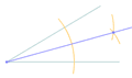 Angle Bisector (http://www.mathsisfun.com/geometry/images/construct-anglebisect.gif)