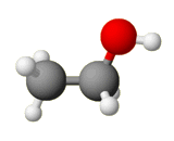the carbon atoms are joined by a single bond (http://www.bbc.co.uk/schools/gcsebitesize/science/images/ethanol_model.gif)