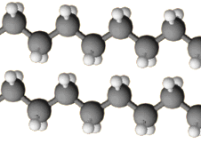two seperate polymer chains (http://www.bbc.co.uk/staticarchive/147e6eda9d49f17e17362642f53bc589e4863b89.gif)