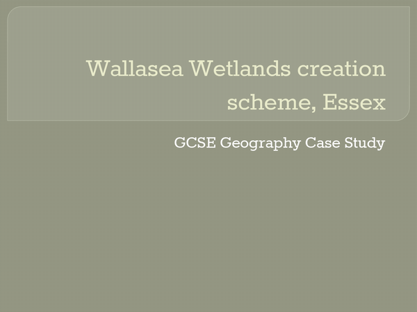 wallasea island case study geography
