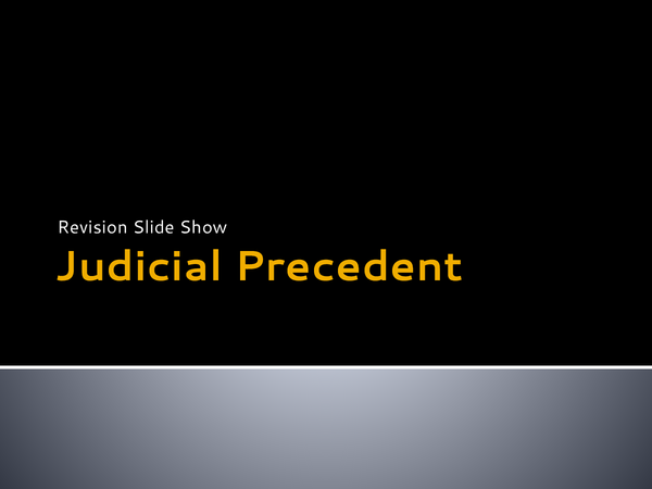 Cheap law essays on judicial precedent