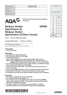 Aqa as level critical thinking past papers